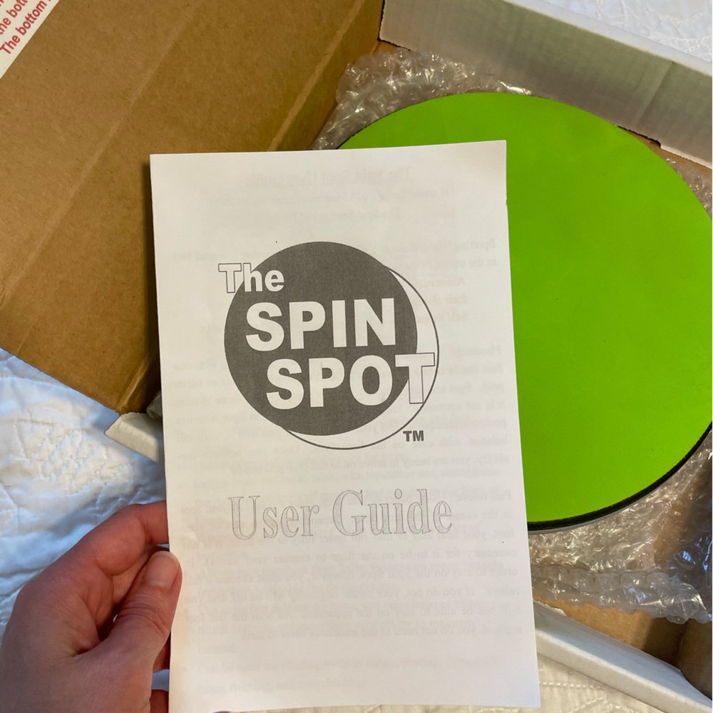 The Spin Spot Focus Dance Balance Rotating Platform